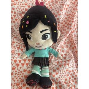 Disney Store Wreck-it-Ralph Sugar Rush Vanellope Von Schweetz Plush Doll 12''